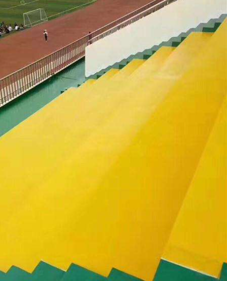 纳雍球场台阶翻新修补改造